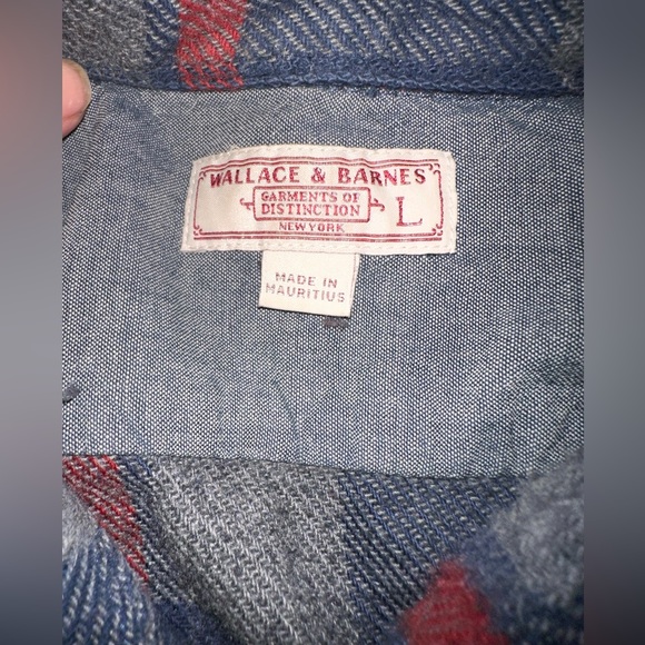 wallace and barnes Shirts Wallace And Barnes Size Large Mens Plaid